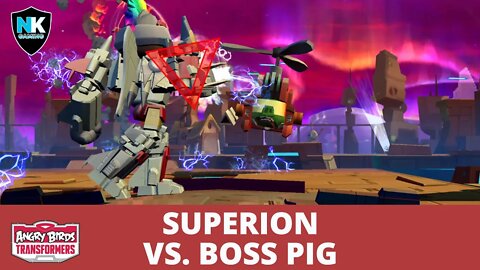 Angry Birds Transformers 2.0 - Superion vs. Boss Pig