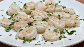 Easy Sous Vide Shrimp Scampi