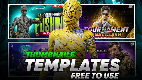 🎮 Free Gaming Thumbnails Pack Download Now! 🎮