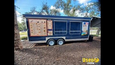 New and Well Equipped - 2022 7' x 20' Mobile Kitchen | Food Concession Trailer for Sale in Florida