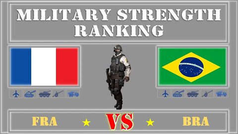 France VS Brazil Detailed Comparison of Military Power 2021