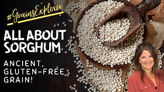 Let's Talk About Sorghum! | January #GrainsExplorer Challenge 2024 | What is Sorghum | Gluten Free