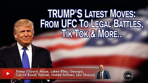 Trumps Latest Moves: From UFC to Legal Battles, TikTok & More.. | Eric Deters Show