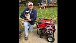 How to perform annual maintenance on a Honda generator.