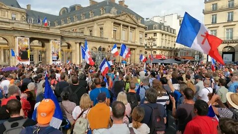 Manifestation contre le pass vaccinal