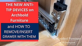 New ANTI-TIP DEVICES for Archbold Bedroom Furniture and How to Use Them