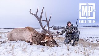 Late Season Snowy Alberta Elk Hunt | Mark V. Peterson Hunting