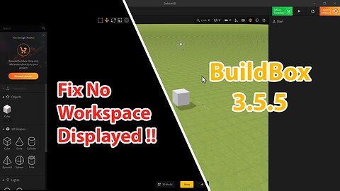 How to Fix Problem with Buildbox 3.5.5 On Windows 10 - No Workspace Displayed