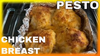 Pesto Parmesan Chicken Breast (5 Minutes Prep time)