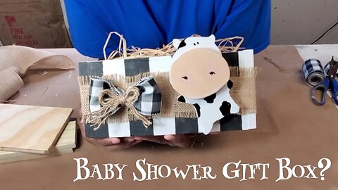 Baby Cow Gift Box Idea Made From Scrap Wood | Scroll Saw Project | Woodworking