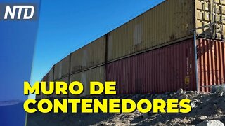 AZ construye muro fronterizo con contenedores; Legisladores estadounidenses visitan Taiwán