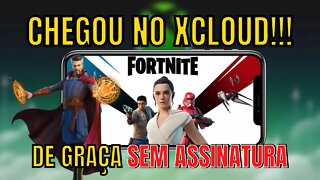 BOMBA!!! FORTNITE MOBILE CHEGA de GRAÇA via XBOX CLOUD GAMING, SEM ASSINATURAS e SEM BAIXAR NADA