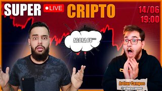 BITCOIN MORREU?! ATÉ QUANDO VAI CAIR? Super Live Cripto ft. Arthur Campos