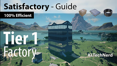 100% efficient Tier 1 factory - Guide - Satisfactory