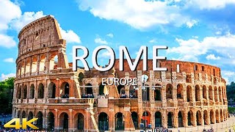 ROME (4K UHD) |Relaxing sleep music with interesting video
