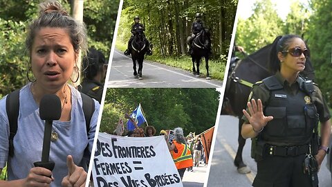 ‘Exclusion médiatique choquante’ au chemin Roxham: la police du Québec discrimine Rebel News