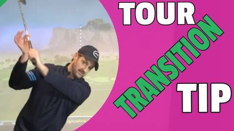 Easy Golf Transition Tip | Pro Swing Feel For Downswing