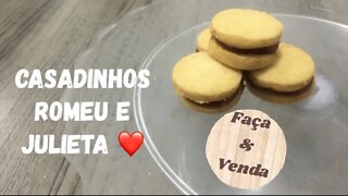 BISCOITO CASADINHO ROMEU E JULIETA - A Mistura Perfeita de Queijo e Goiabada que desmancha na boca