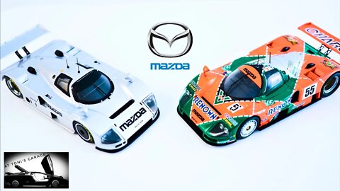 VERSUS - Mazda 787B - Test Car VERSUS Race Car - IXO VS Spark (Hachette)