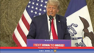 President Trump Reads "THE SNAKE"