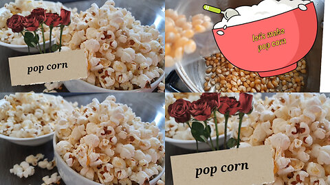 Popcorn recipe//seweet Popcorn 🍿 🍿