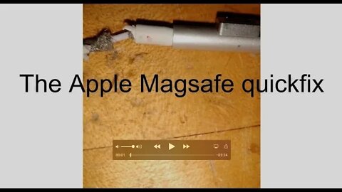 A quick fix for that nasty frayed out Magsafe cable.