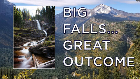 GLACIER WATERFALL HIKE + encouragement for when life falls apart Rumble Version