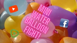 Krazy Kidz Have a Mini Water Balloon Fight! | Krazy Kidz Creations