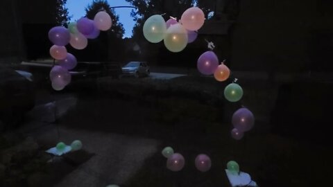 10x10 Balloon Arch - Nightmare