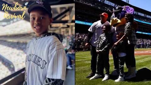 Russell Wilson Tells Son Future He Can Be Shortstop For The Rockies! ⚾️