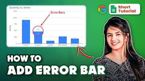 📊📏 **How to add an error bar in Google sheet!** 🚀📈
