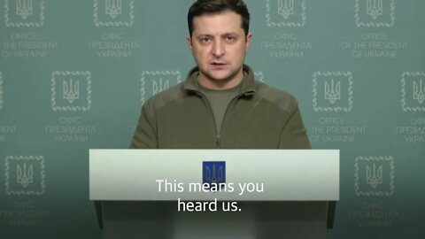 Zelenskyy 'The Most Powerful Forces in The World Watch From Afar" As Russia approaches Kyiv