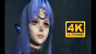 Xenosaga III KOS-MOS vs. T-elos 4k (Remastered with Machine Learning AI)