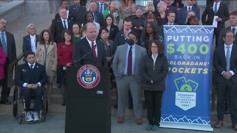 Polis, legislators announce one-time tax refund to Coloradans by late summer