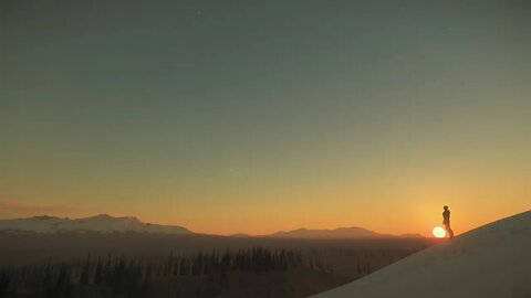 Star Citizen beautiful Sunset over Bezdek Outpost on Arial moon