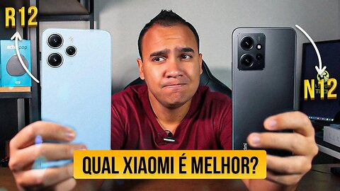 Comparei TUDO! REDMI 12 vs REDMI NOTE 12! Qual o melhor?