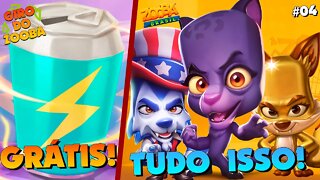 NOVO PERSONAGEM NOVAS SKINS EVENTO E MUITO MAIS GRÁTIS! GIRO DO ZOOBA: Jogo de Batalha Animal #04