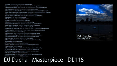 DJ Dacha - Masterpiece - DL115