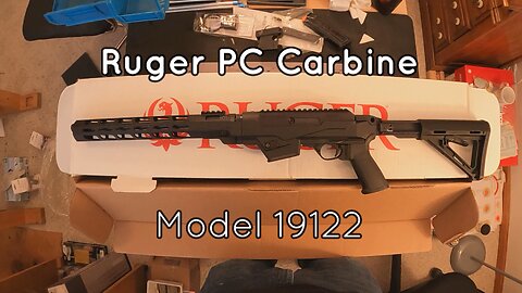 Ruger PC Carbine Model 19122 - Part 1
