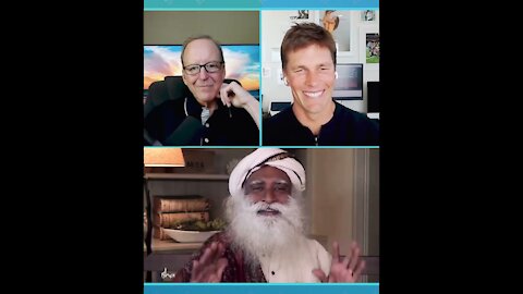 Tom Brady and Jim Gray Ask Sadhguru About Balance | Sadhguru #shorts #sadhguru