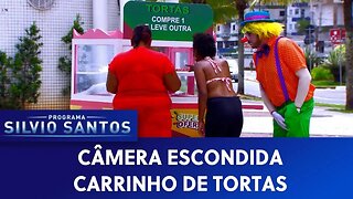 Câmeras Escondidas: Palhaço dá Tortada - Carrinho de tortas