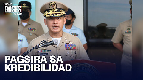 Pagsira ng gobyerno sa kredibilidad ni Vice Admiral Carlos, hindi umubra