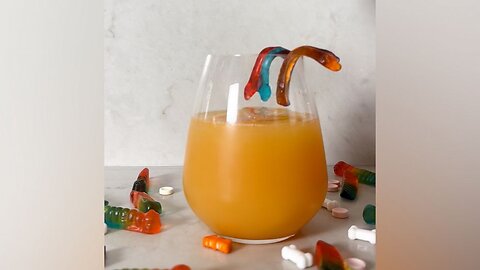 This Tricky Treat Mocktail is perfect for your sober Halloween