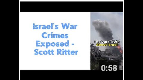 Israel’s War Crimes Exposed | Scott Ritter