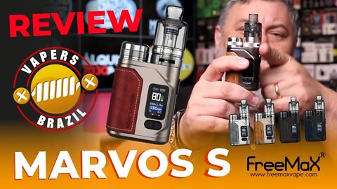 FREEMAX MARVOS S - Lançamento, side battery 18650 - Review PTBR