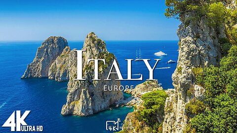 Italy 4K - Scenic Relaxation Film With Calming Music 4K Video Ultra HD