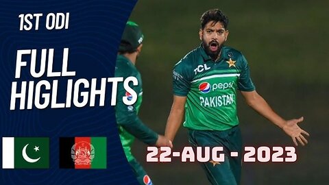 PAKISTAN VS AFGHANISTAN - FULL HIGHLIGHTS 1ST ODI 2023 - Haris Rauf Man of the Match