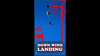 base jump tricky downwind landing