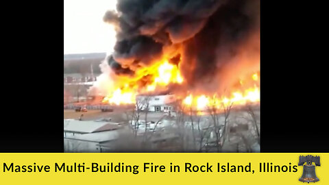 America Under Attack: Multiple Cattle Barns Burn to the Ground in Rockisland, Illinois