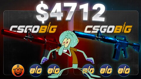 WHEN THE ALL IN BET HITS $4700+! (CSGOBIG)